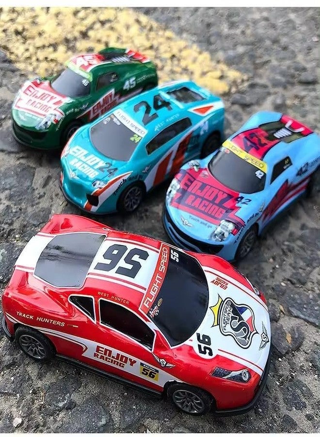BAOER 12PC Unbreakable Racing Mini Diecast Car Models Set for Kids Pull Back Vehicles Metal Alloy Car Play Set for Kids, Unique Toys, Best Birthday Gift, Diwali Gift, Khilona for Boys(Racing Cars) - Image 5